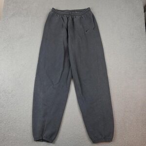 Vintage Nike Sweatpants Boys XL 16-18 Gray Fleece Pants Made In USA 90s